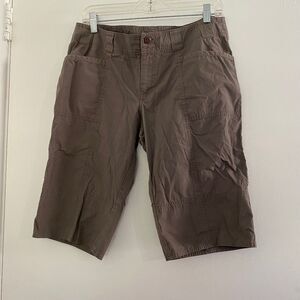 PATAGONIA Women's Bermuda Hiking Brown Cotton Outdoor Shorts 13.5", Size 8